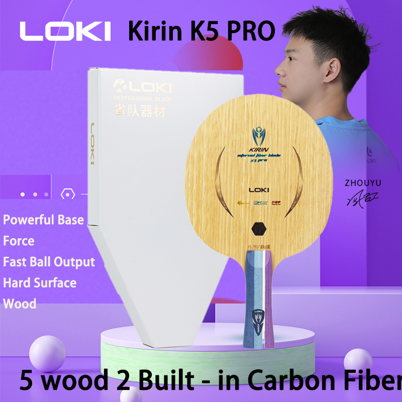 LOKI Kirin K5 PRO 5 Drewno 2 W – Stiga Carbon Blade recenzja i cena
