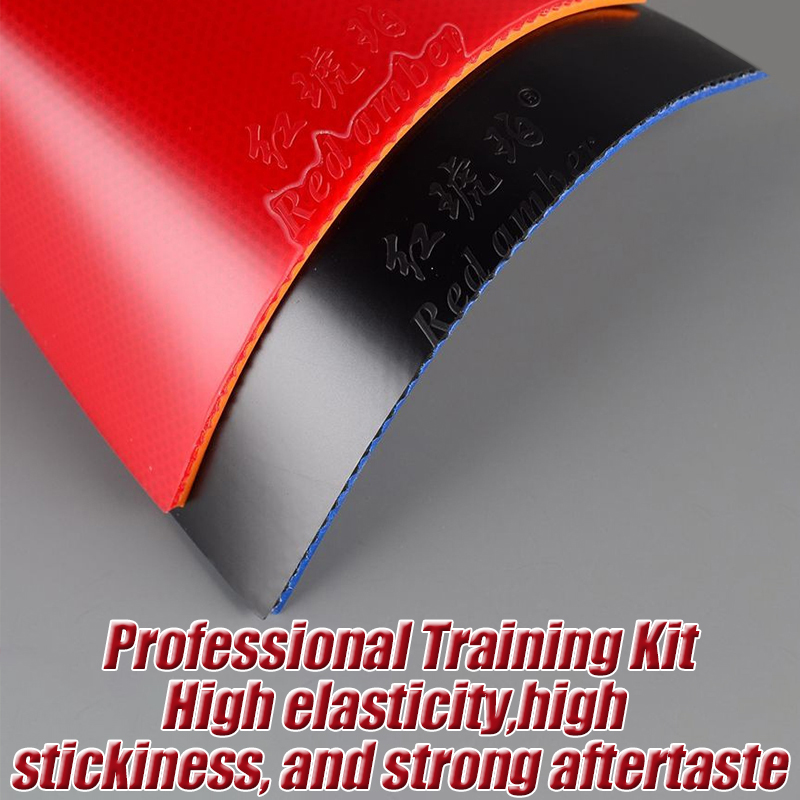 ● Czerwona, bursztynowa guma d – Table Tennis Practice recenzja i cena